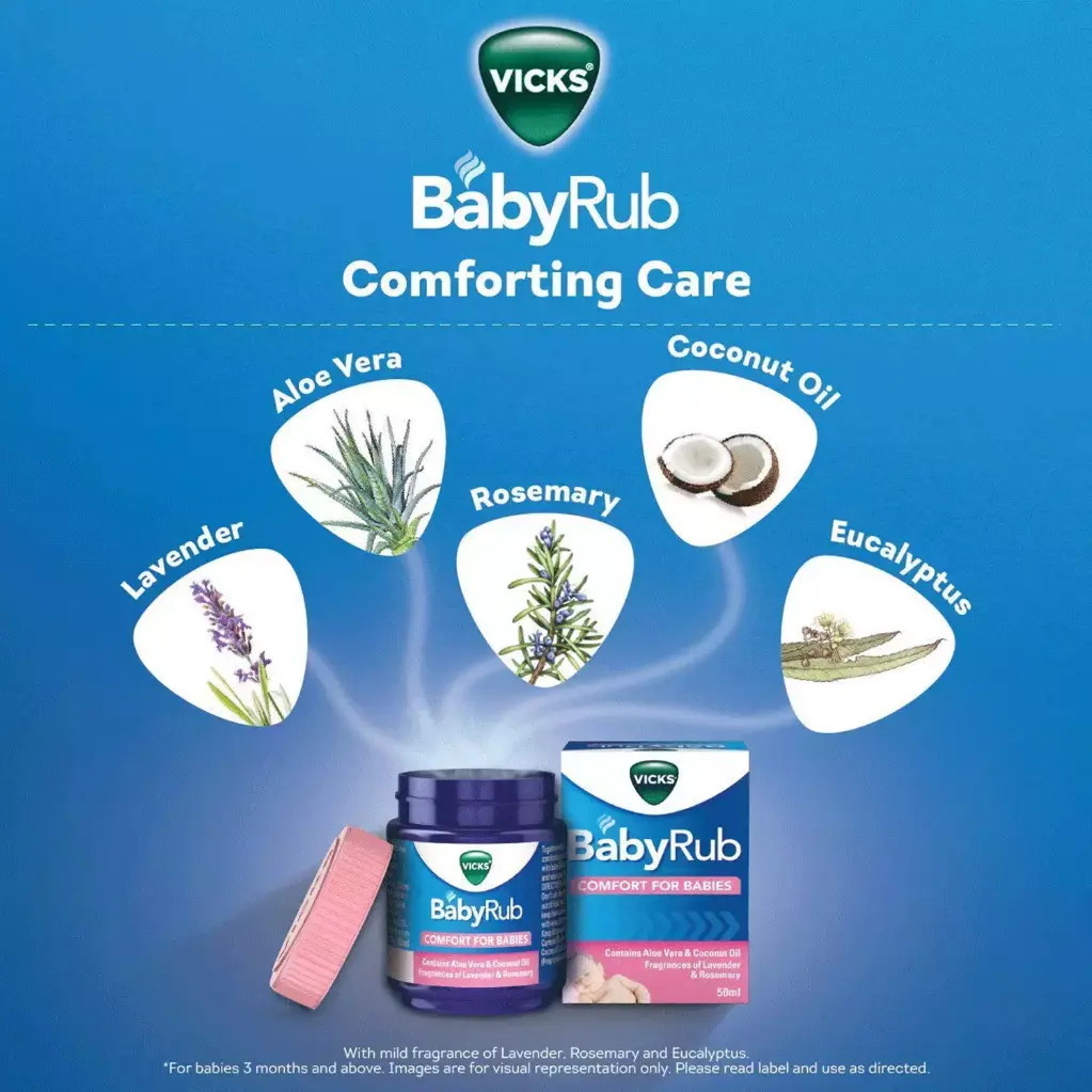 Vicks Babyrub Soothing Balm For Babies